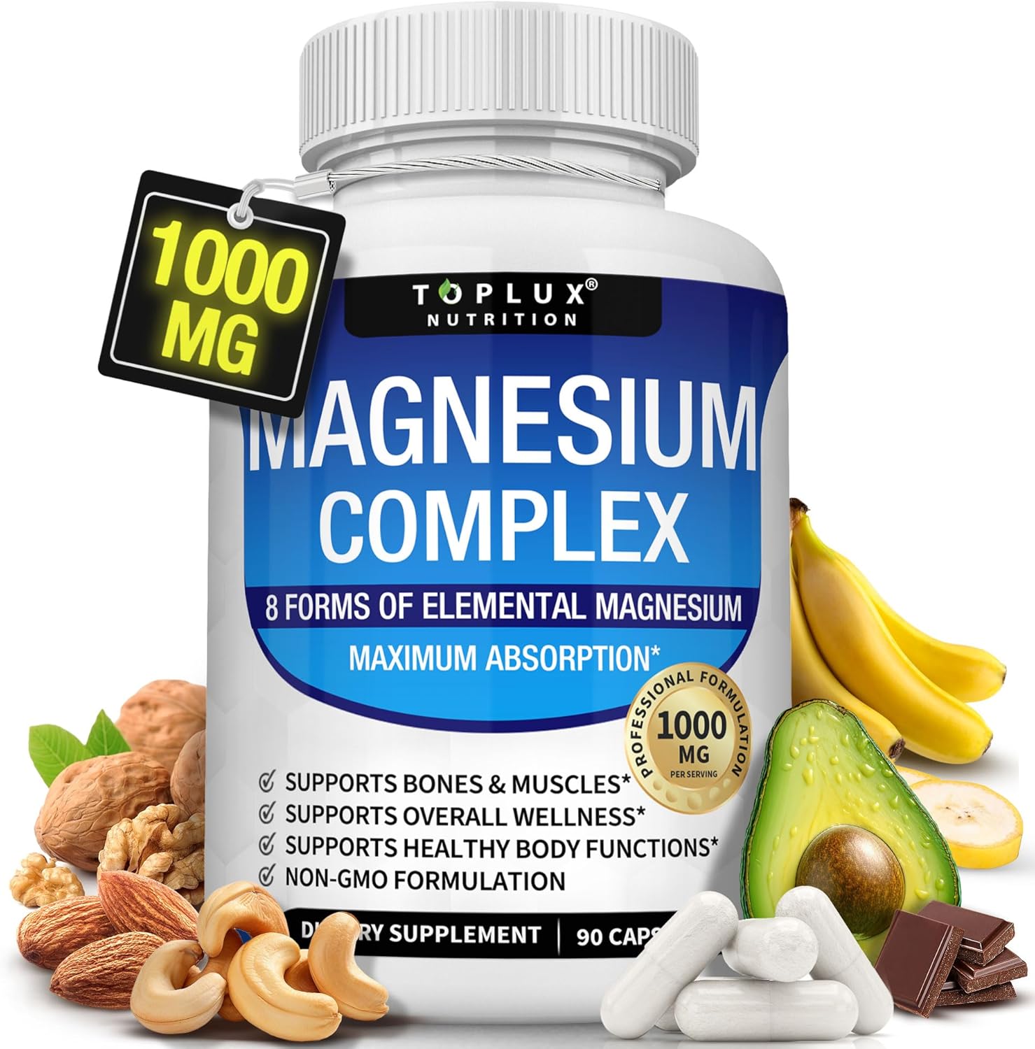 ✨Magnesium Complex ¡Energía, Sueño y Bienestar en SOLO DÍAS! 💙
