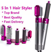 Cepillo Eléctrico Secador Pelo 5 En 1 Ac